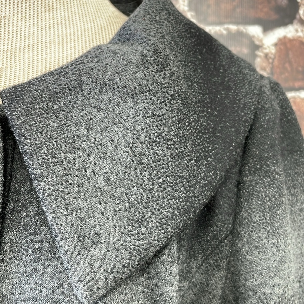Amber Sun Jacket Women's M Medium Grey Black Buttons Collar - Picture 9 of 16